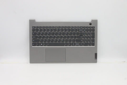 Lenovo US Keyboard with Mineral Grey C-Cover, Backlight - 5CB1B34873