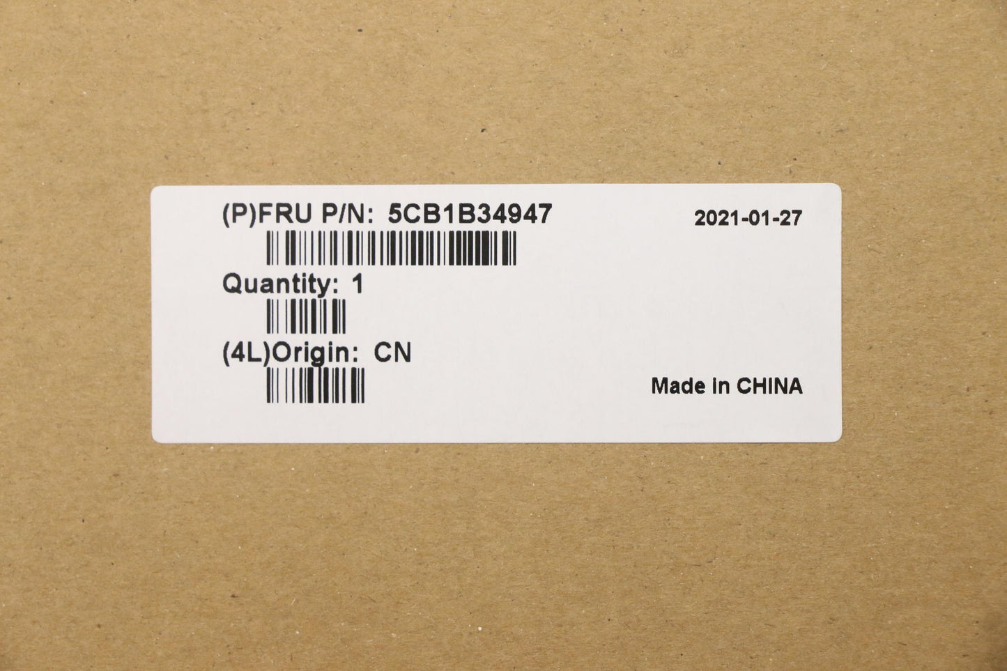 Lenovo Cover Upper Case Asm_Fra/Eng W - 5CB1B34947