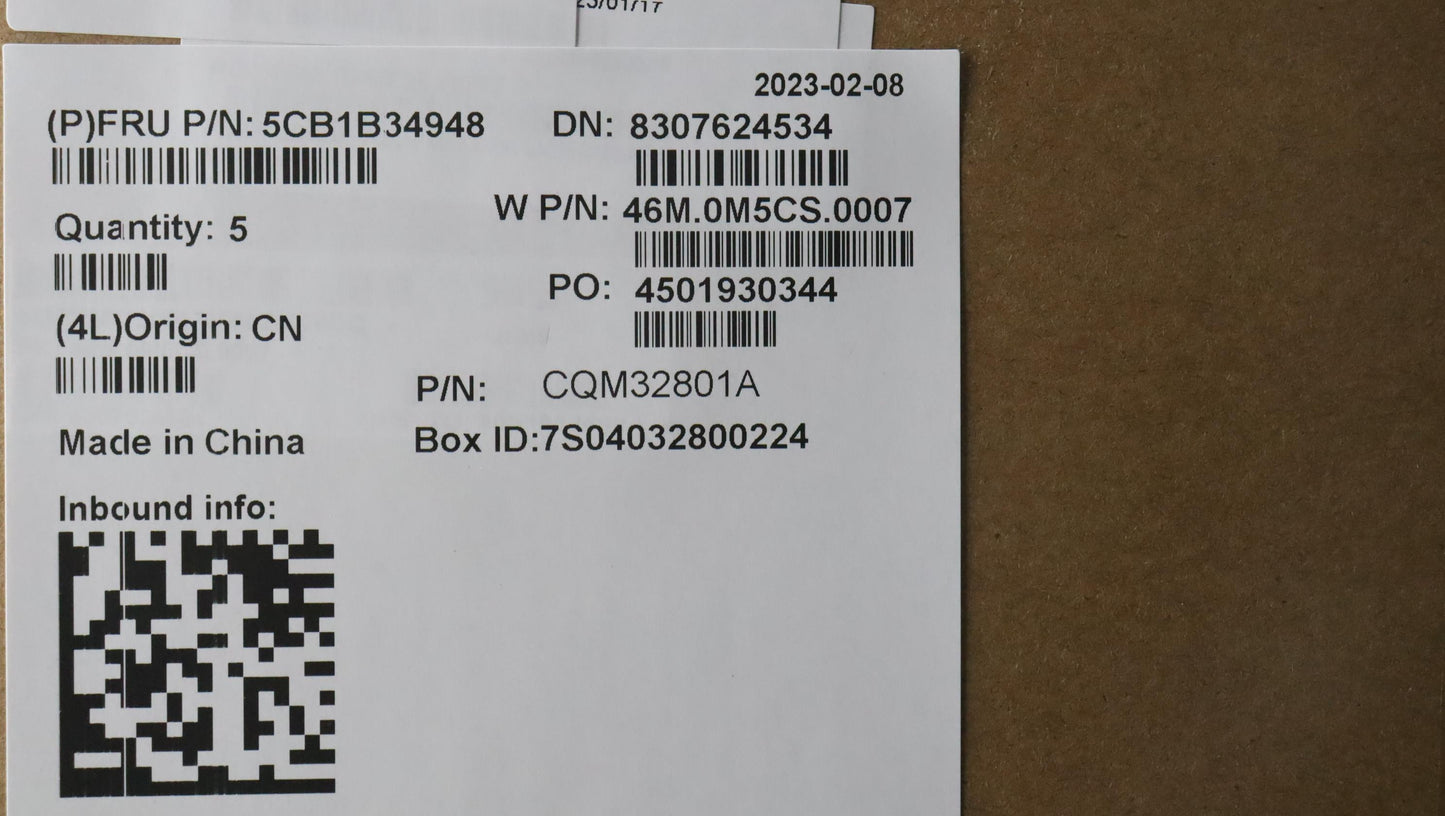 Lenovo Cover Upper Case Asm_Spa W 20W - 5CB1B34948