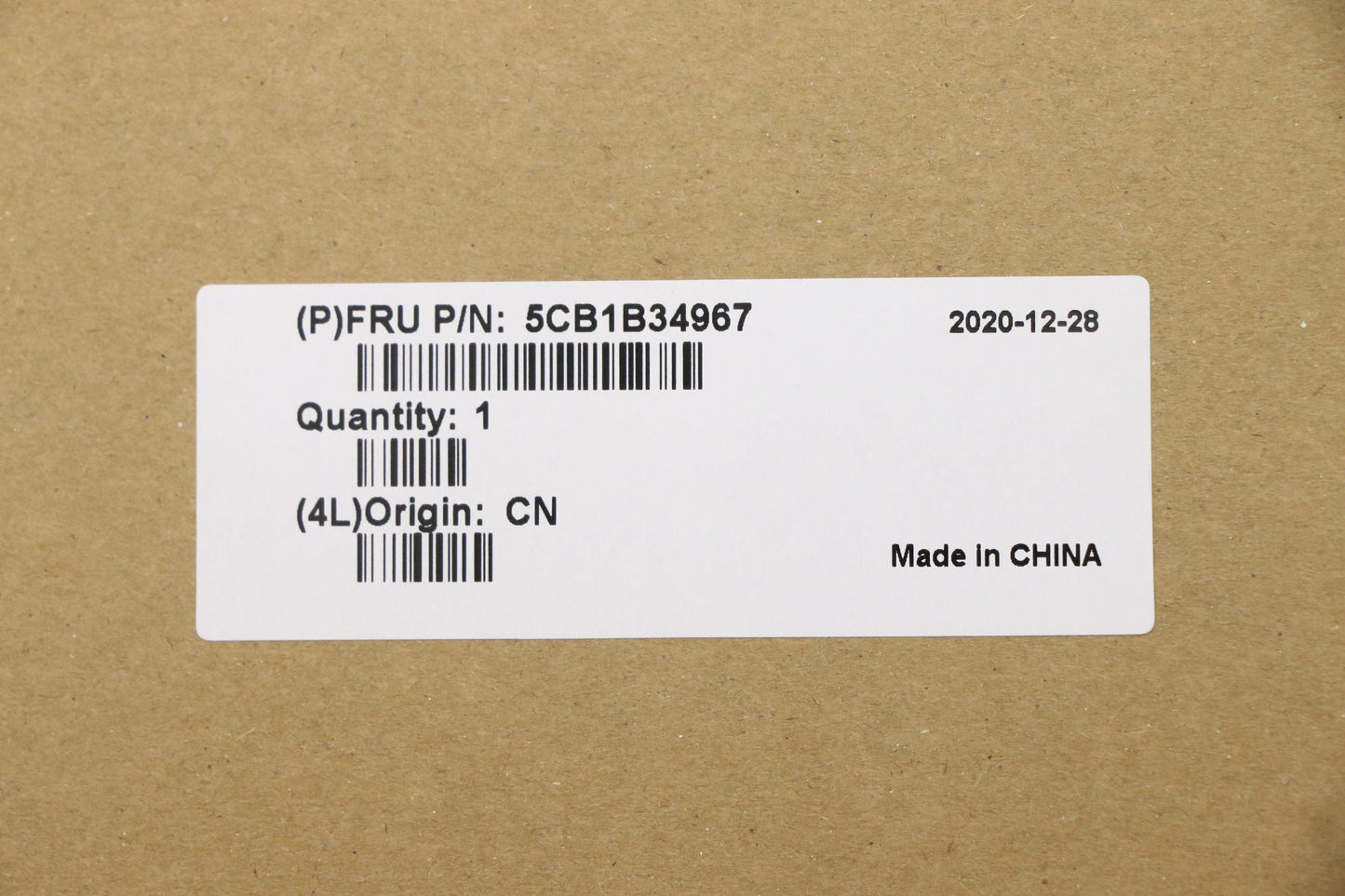 Lenovo Cover Uppercaseasm_Fra/Eng C20 - 5CB1B34967