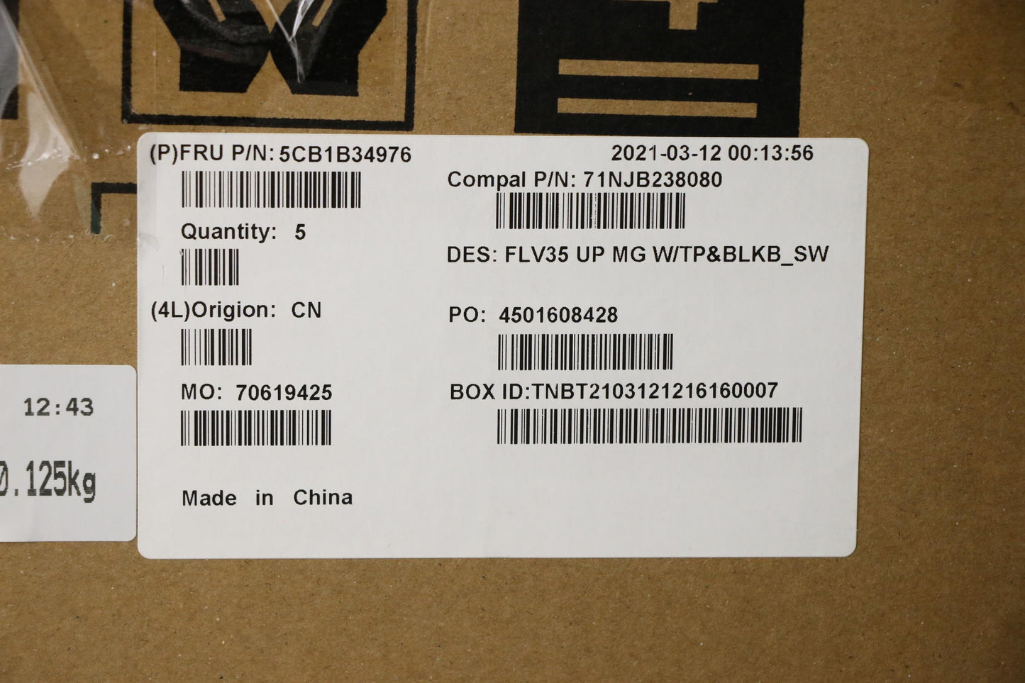 Lenovo Cover Uppercaseasm_Sws C20Ve M - 5CB1B34976