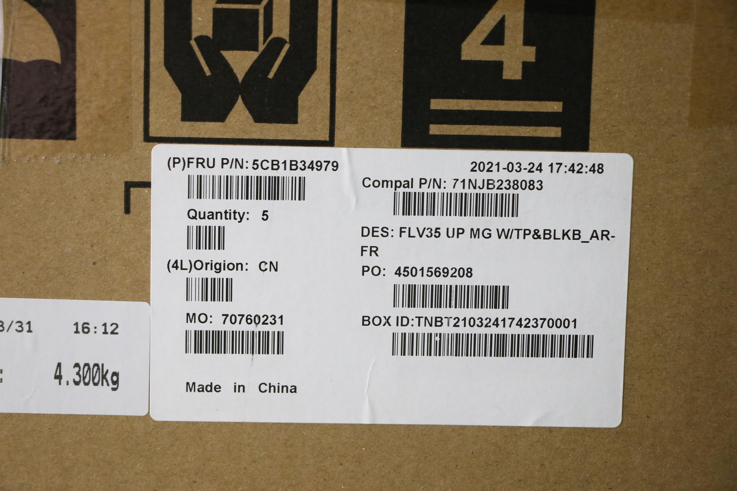 Lenovo Cover Uppercaseasm_Fra/Ara C20 - 5CB1B34979