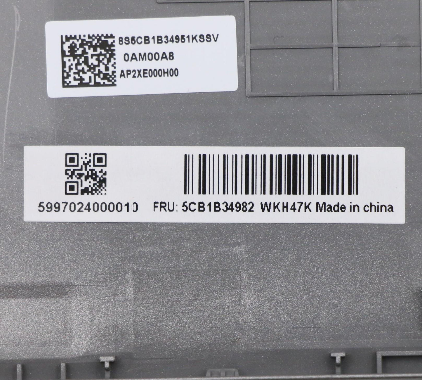 Lenovo - C-Cover with Keyboard, USA English Layout, Mineral Grey, Backlit - 5CB1B34982