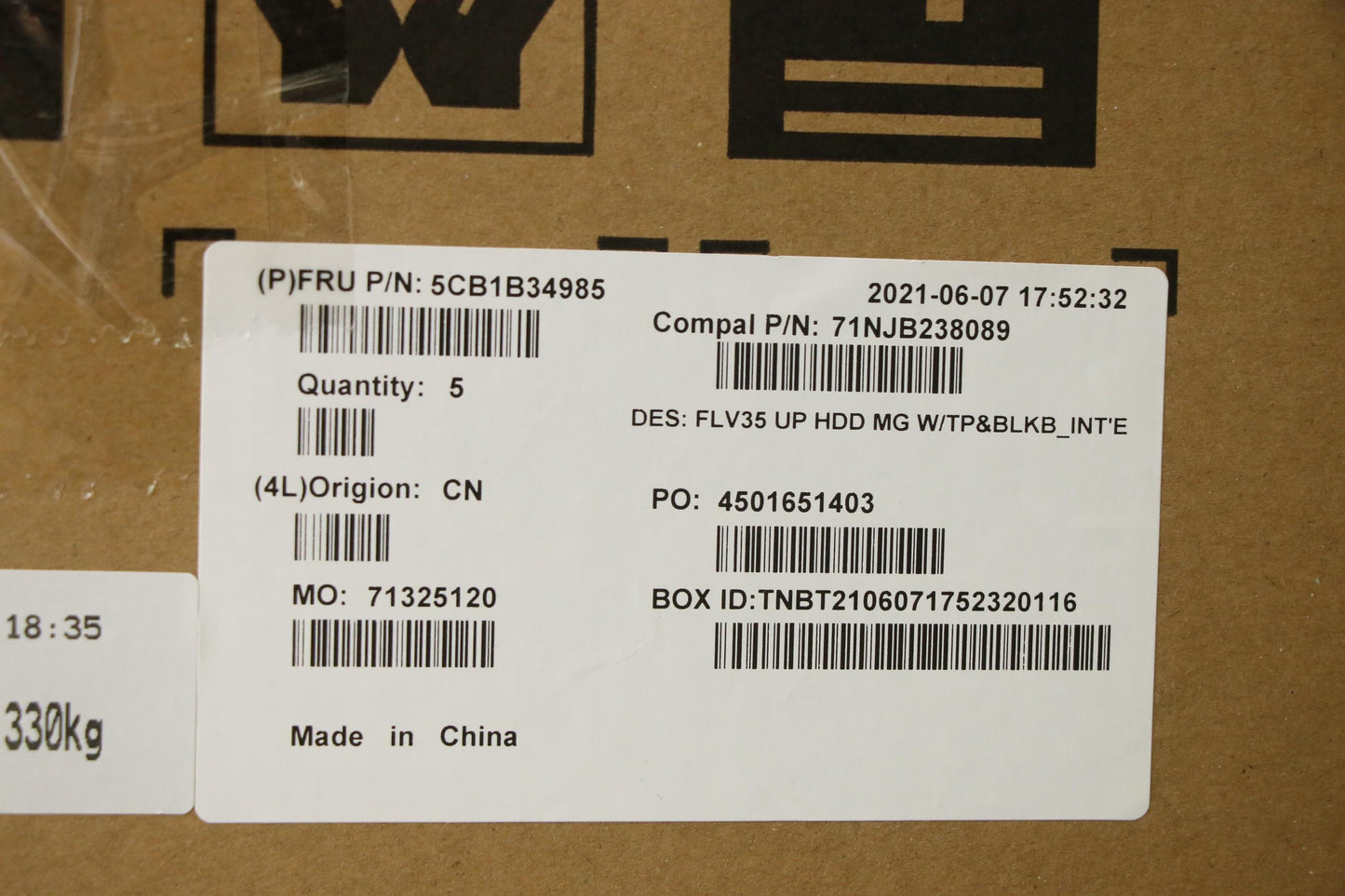 Lenovo Cover Uppercaseasm_Euro Eng C2 - 5CB1B34985