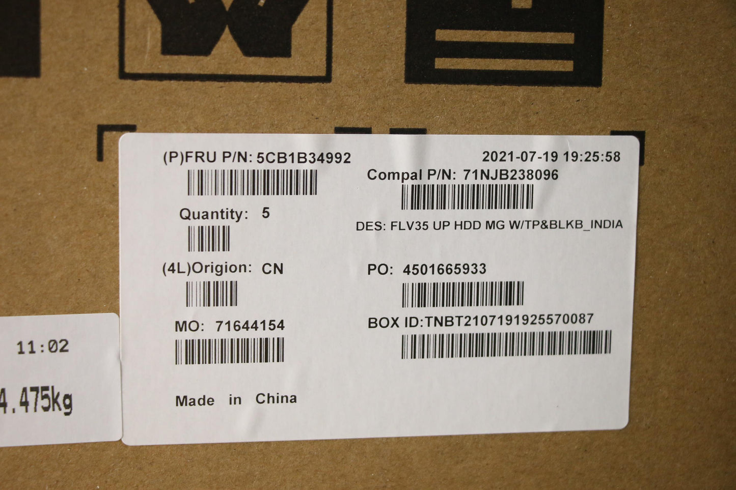 Lenovo Cover Uppercaseasm_Hin C20Ve H - 5CB1B34992