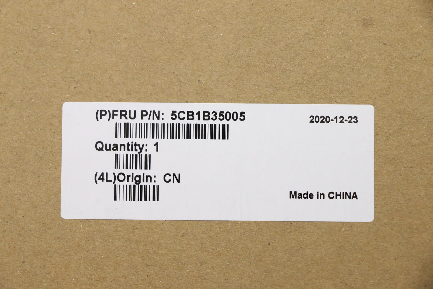 Lenovo Cover Uppercaseasm_Fra/Eng C20 - 5CB1B35005