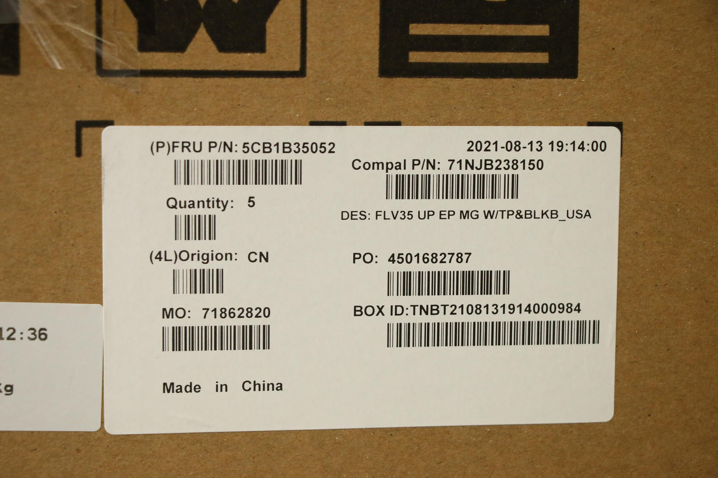 Lenovo Cover Uppercaseasm_Usa Eng C20 - 5CB1B35052