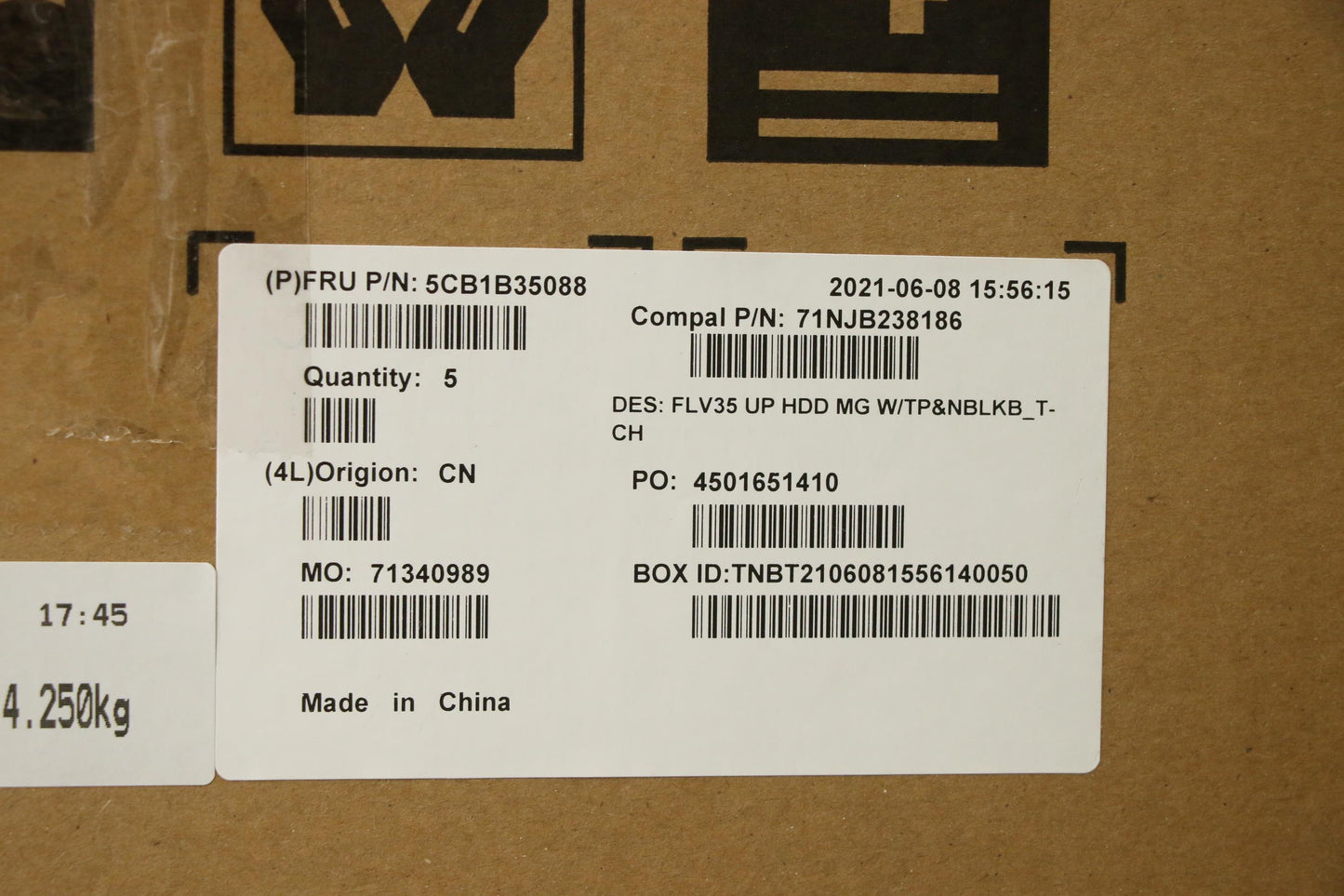 Lenovo Cover Uppercaseasm_Tc C20Ve Hd - 5CB1B35088