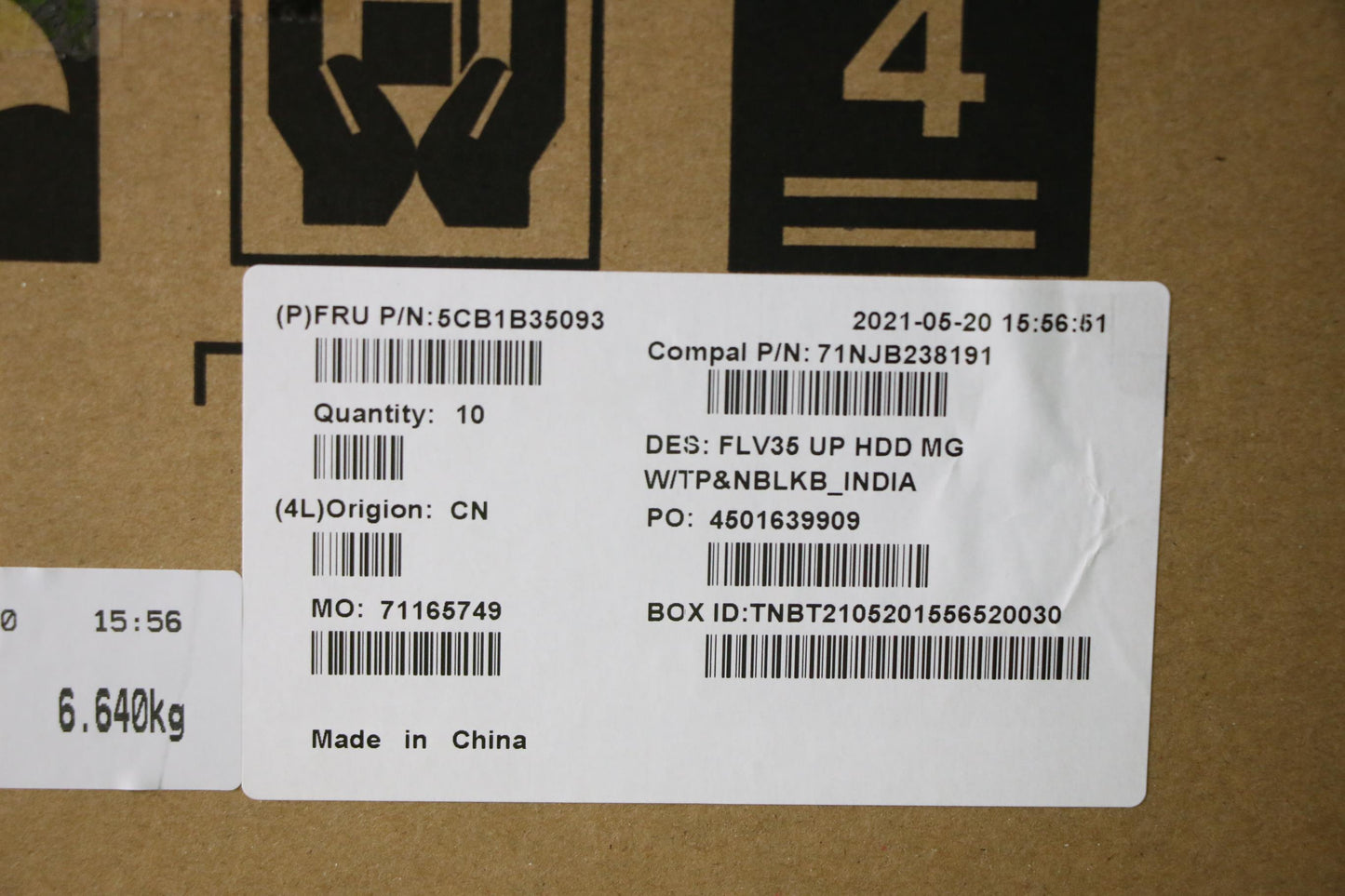 Lenovo Cover Uppercaseasm_Hin C20Ve H - 5CB1B35093