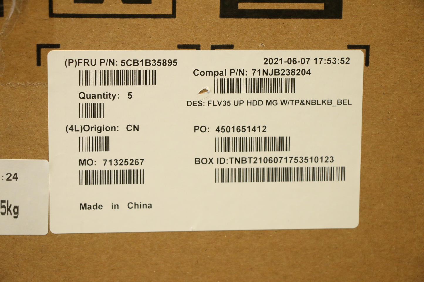 Lenovo Cover Uppercaseasm_Bel C20Ve H - 5CB1B35895