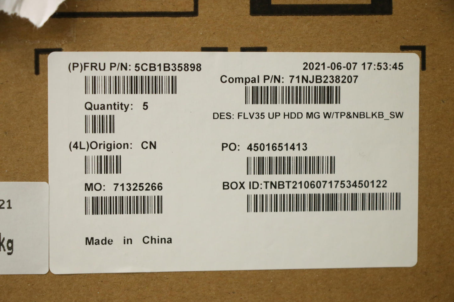 Lenovo Cover Uppercaseasm_Sws C20Ve H - 5CB1B35898