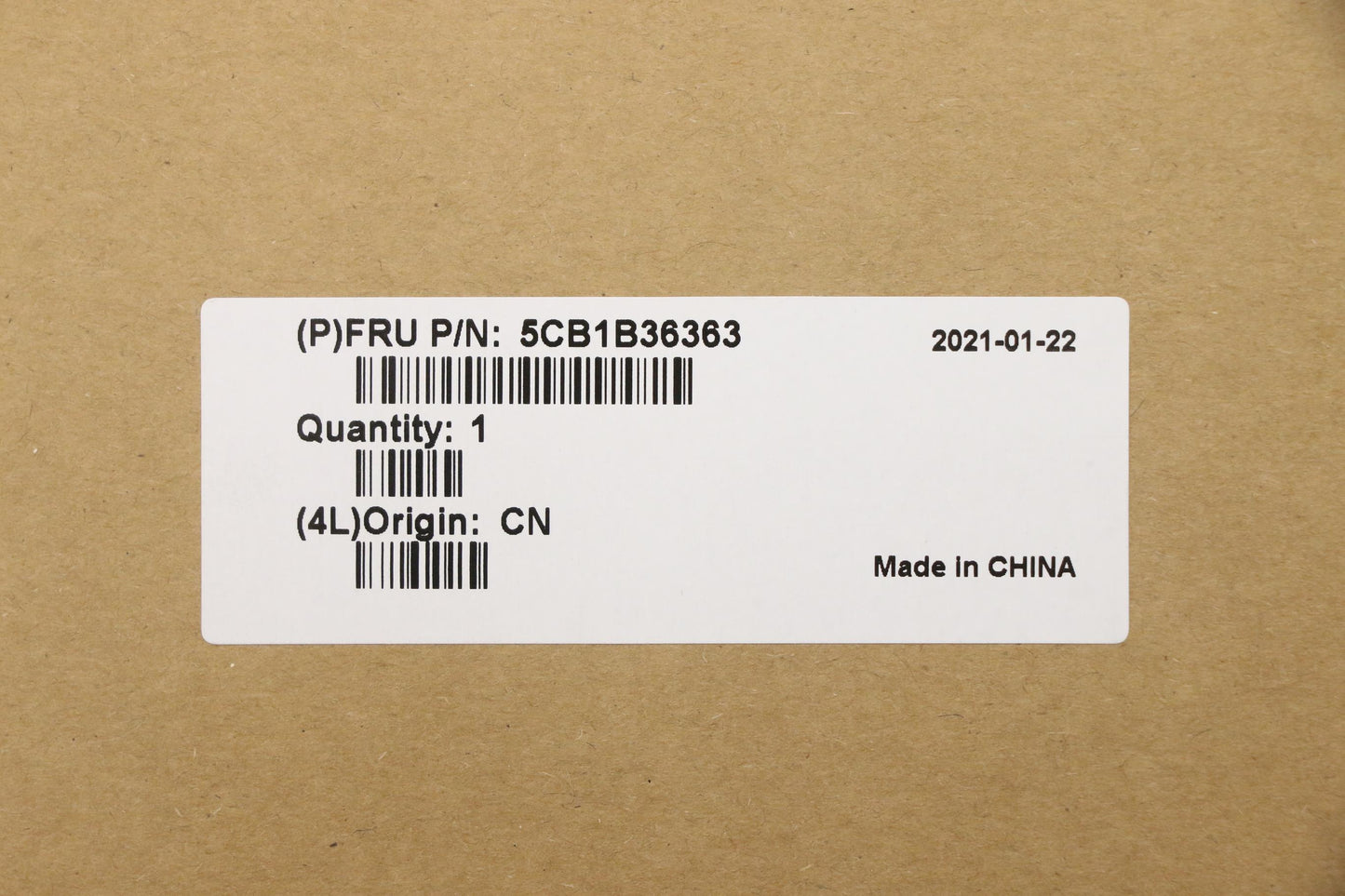 Lenovo LCD Cover - 5CB1B36363