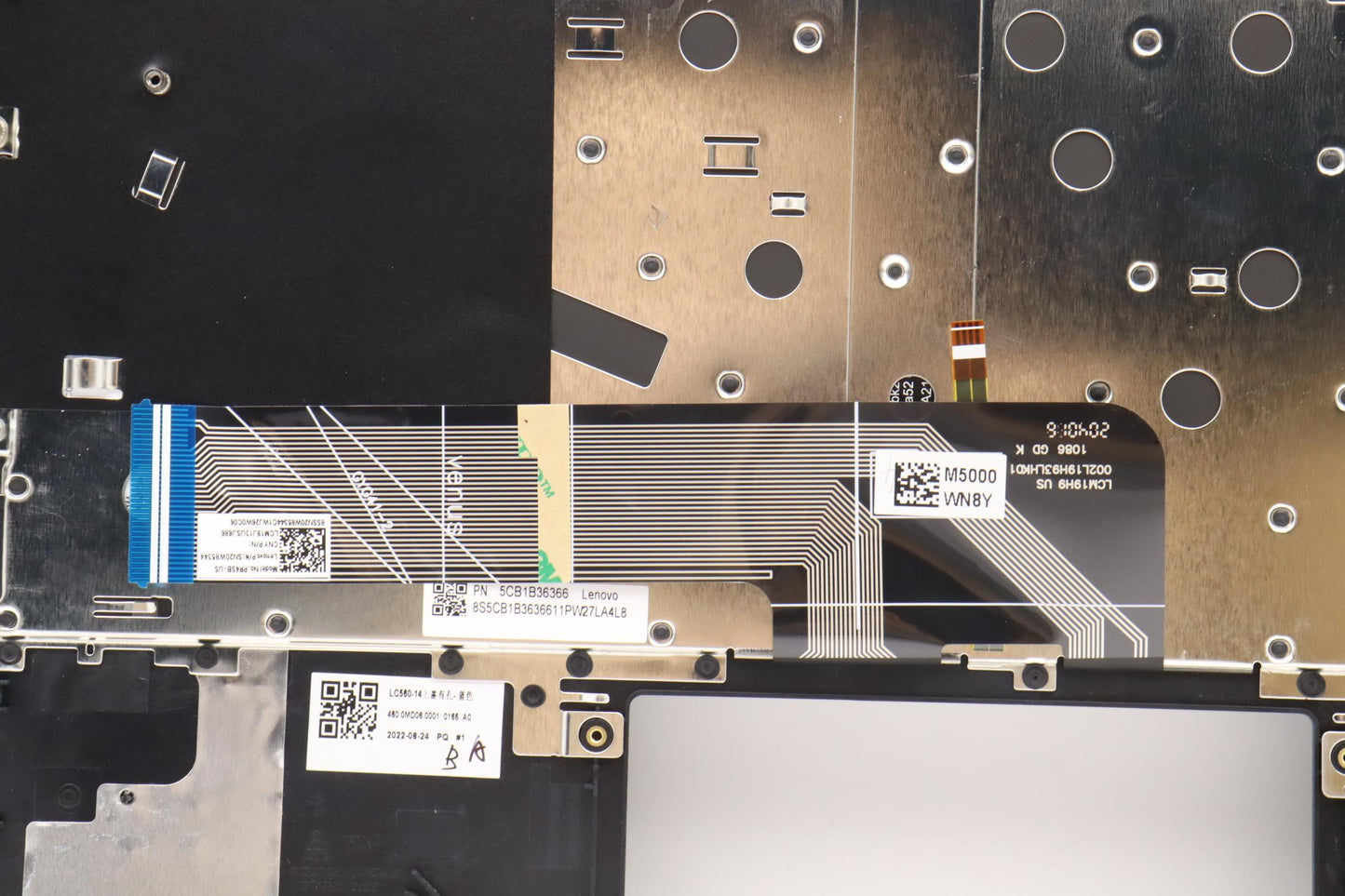 Lenovo Cover Upper Case Asm_Eng W 82H - 5CB1B36366