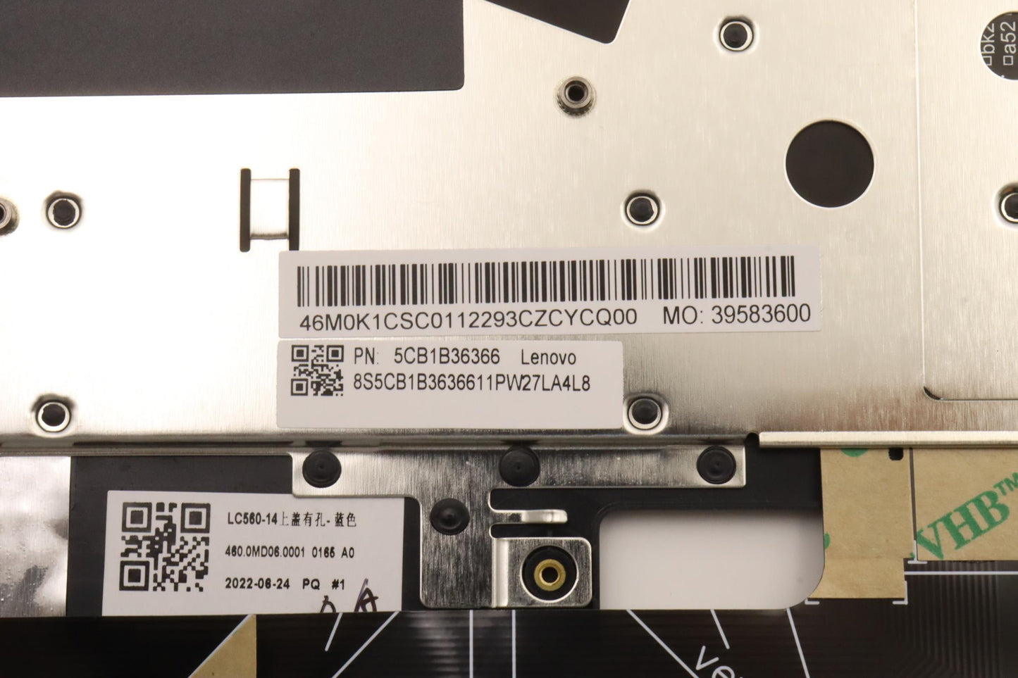 Lenovo Cover Upper Case Asm_Eng W 82H - 5CB1B36366