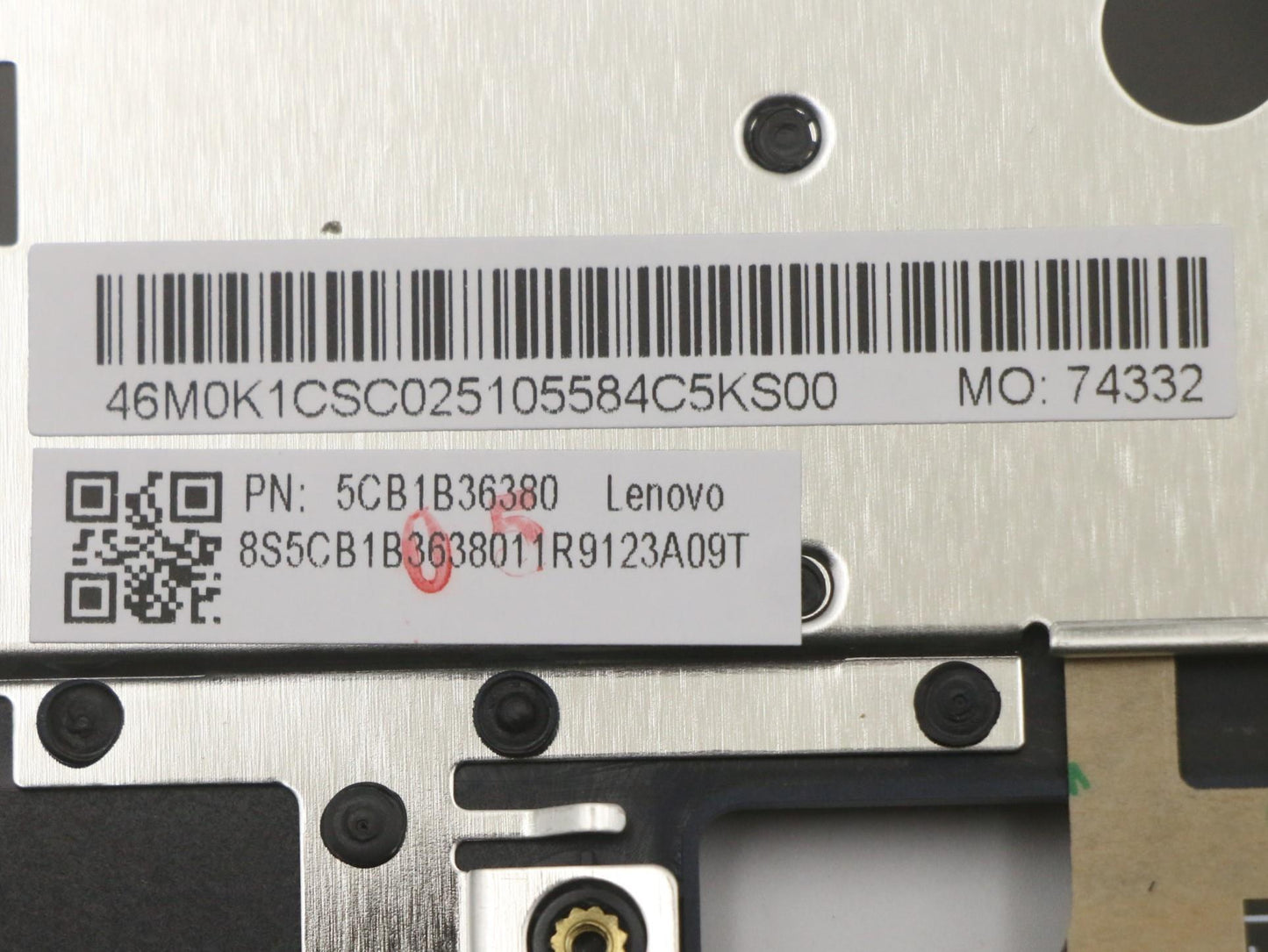 Lenovo Cover Upper Case Asm_Ger W 82H - 5CB1B36380
