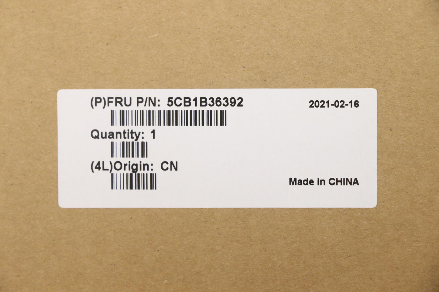 Lenovo Cover Upper Case Asm_Euro Eng - 5CB1B36392