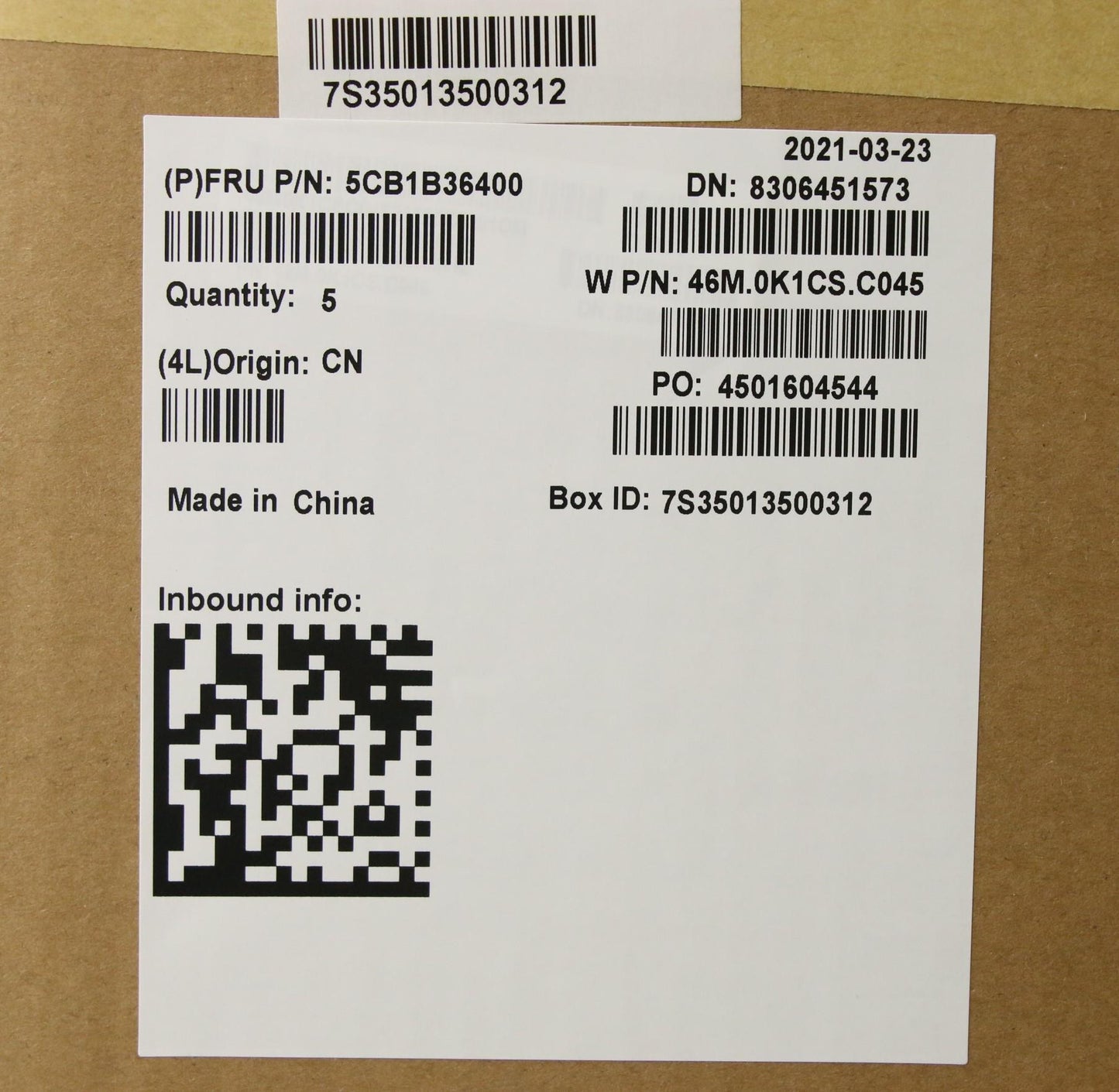 Lenovo Cover Upper Case Asm_Ita W 82H - 5CB1B36400