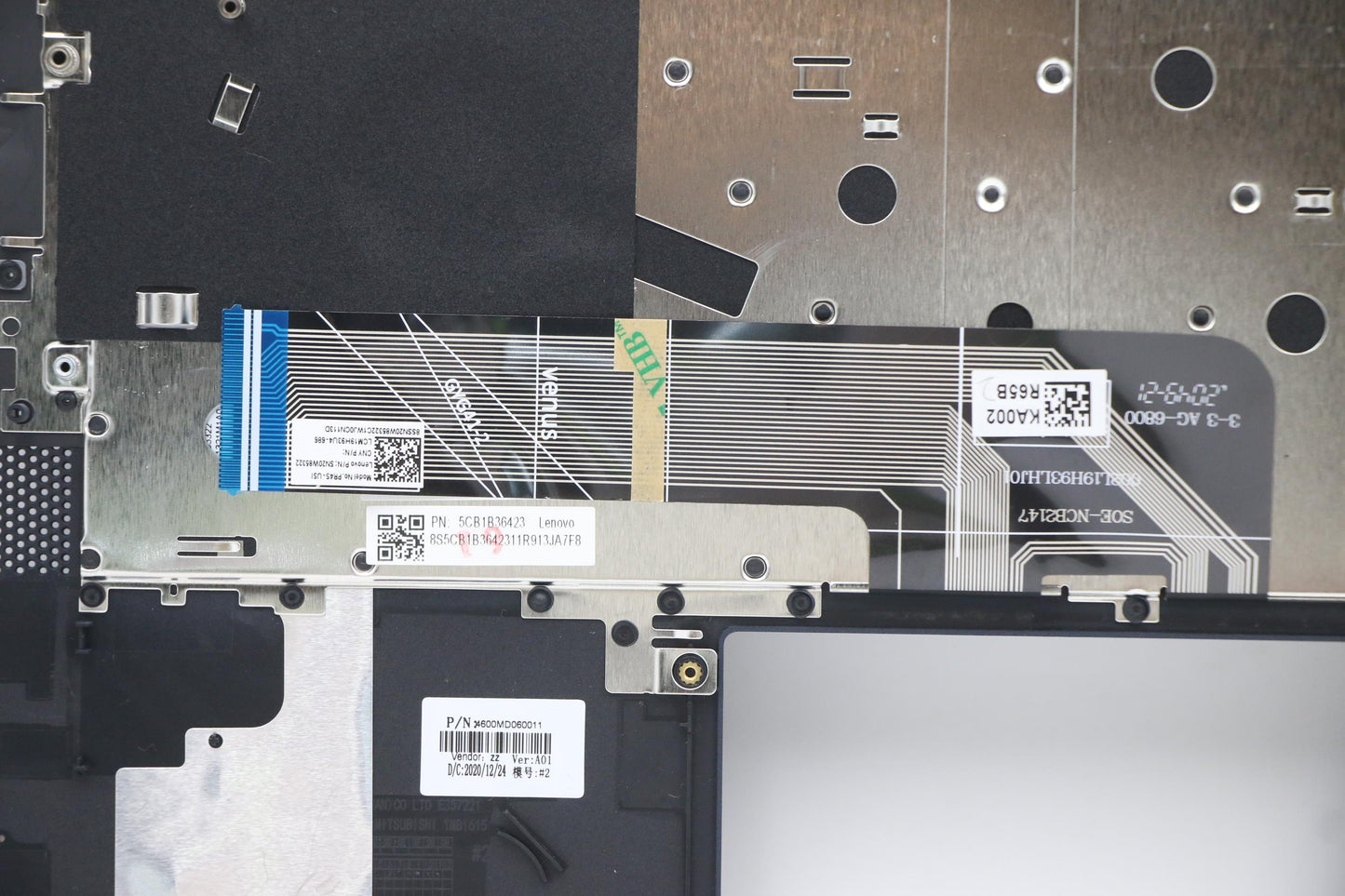 Lenovo Cover Upper Case Asm_Euro Eng - 5CB1B36423