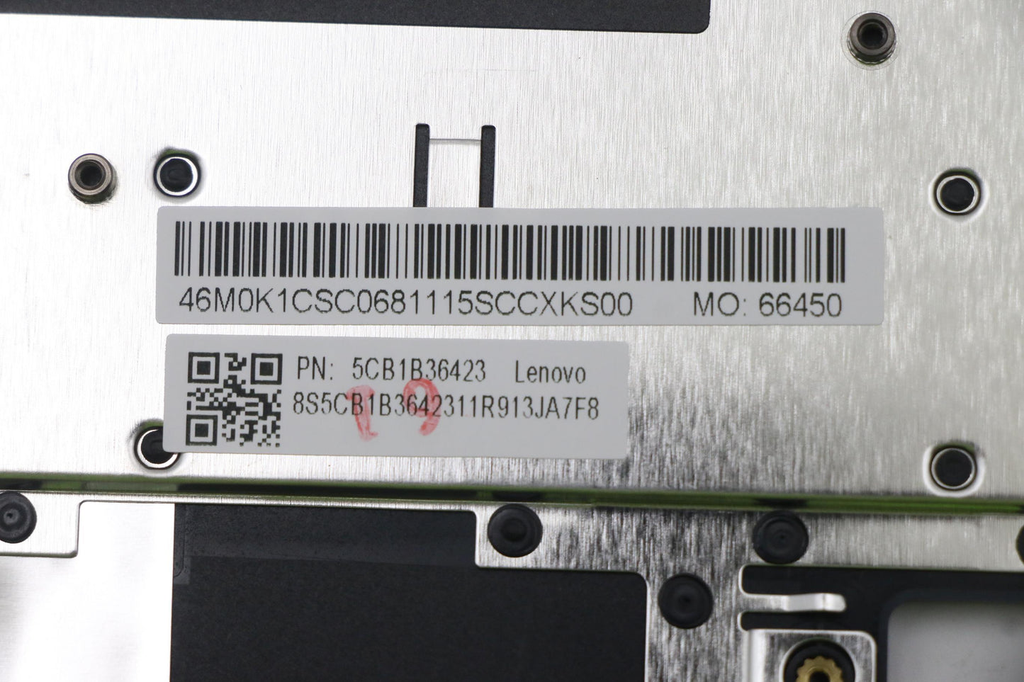 Lenovo Cover Upper Case Asm_Euro Eng - 5CB1B36423