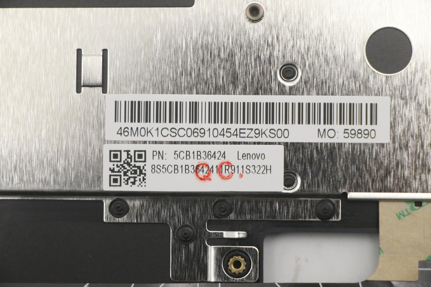 Lenovo Cover Upper Case Asm_Cze/Slk W - 5CB1B36424