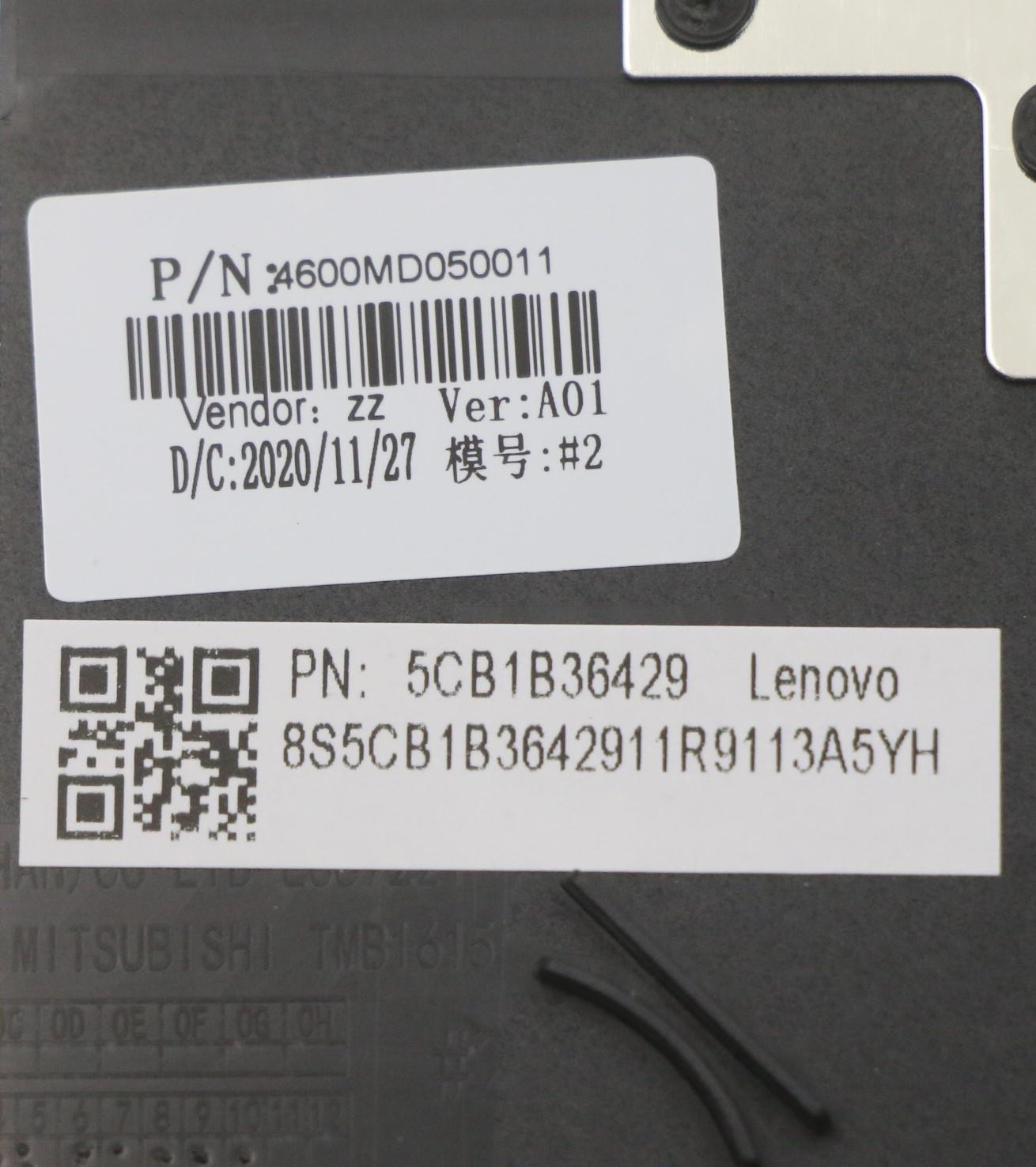 Lenovo Cover Upper Case Asm_Eng W 82H - 5CB1B36429