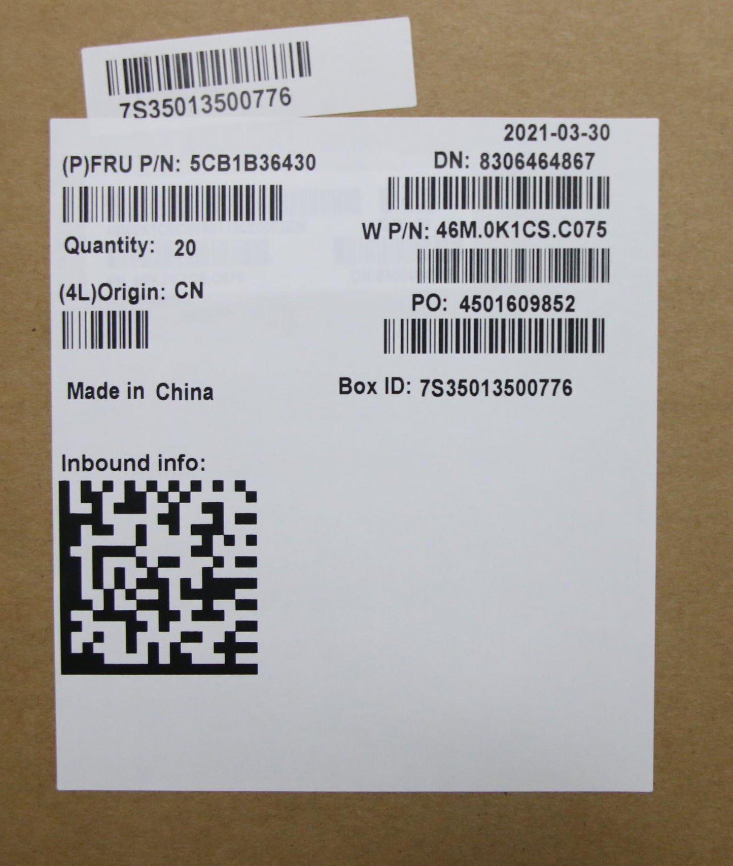 Lenovo C-Cover with Keyboard, USA English, Abyss Blue, Backlight - 5CB1B36430