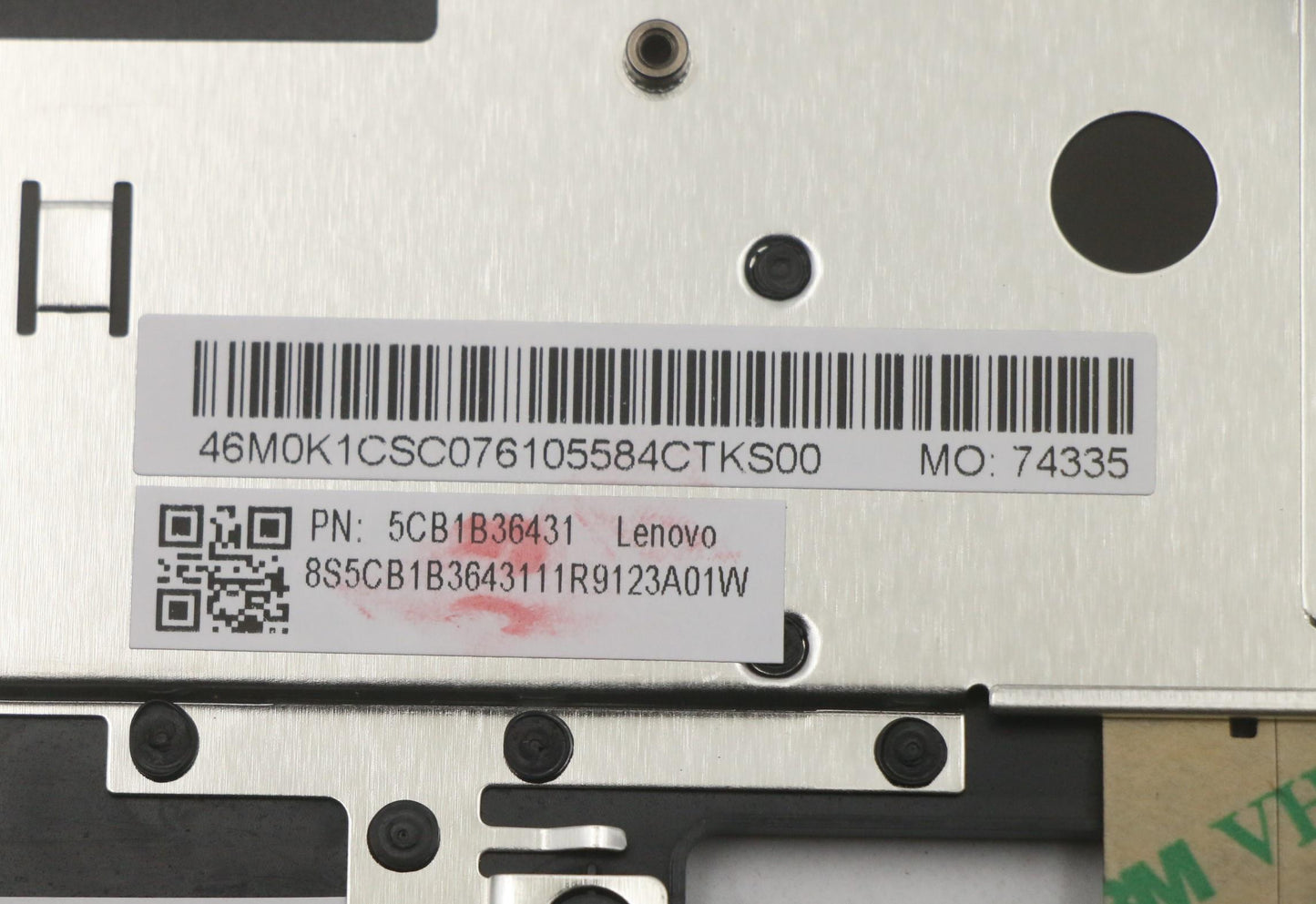 Lenovo Cover Upper Case Asm_Uke W 82H - 5CB1B36431