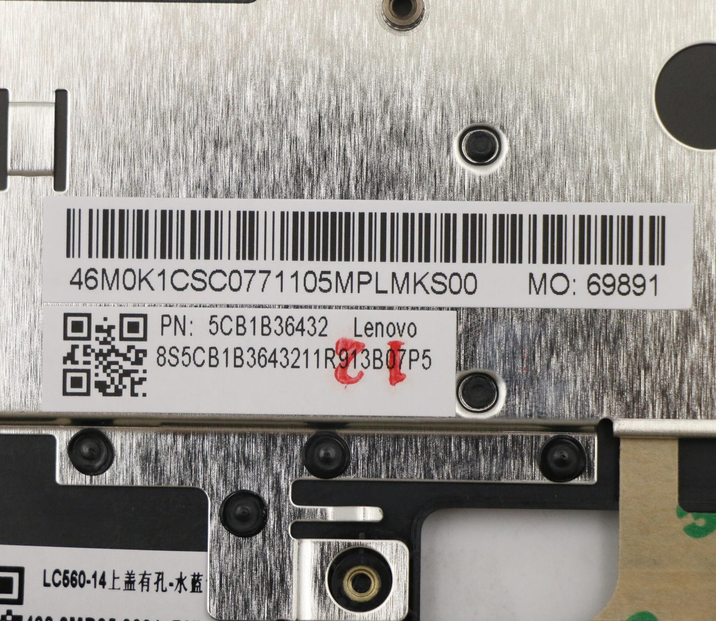 Lenovo Cover Upper Case Asm_Ita W 82H - 5CB1B36432