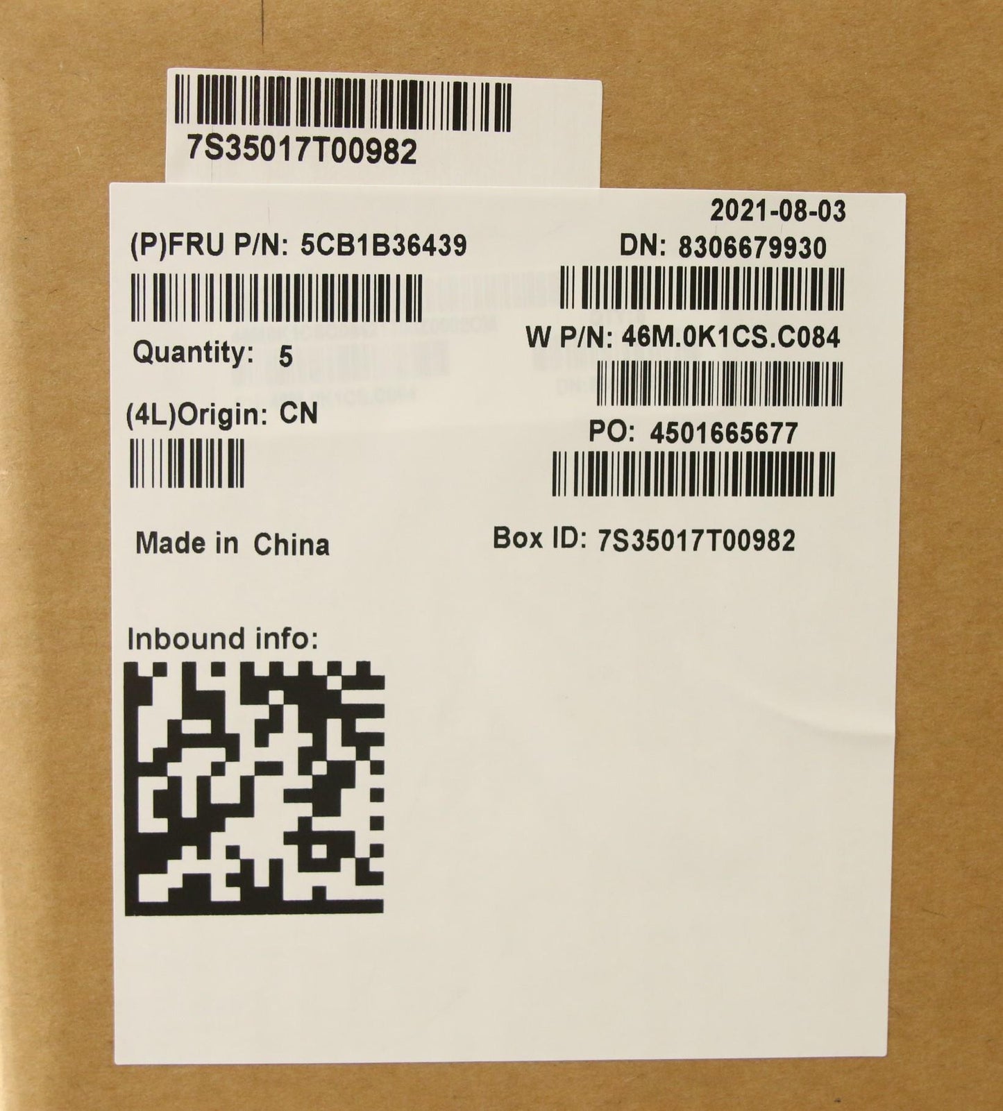 Lenovo Cover Upper Case Asm_Kor W 82H - 5CB1B36439