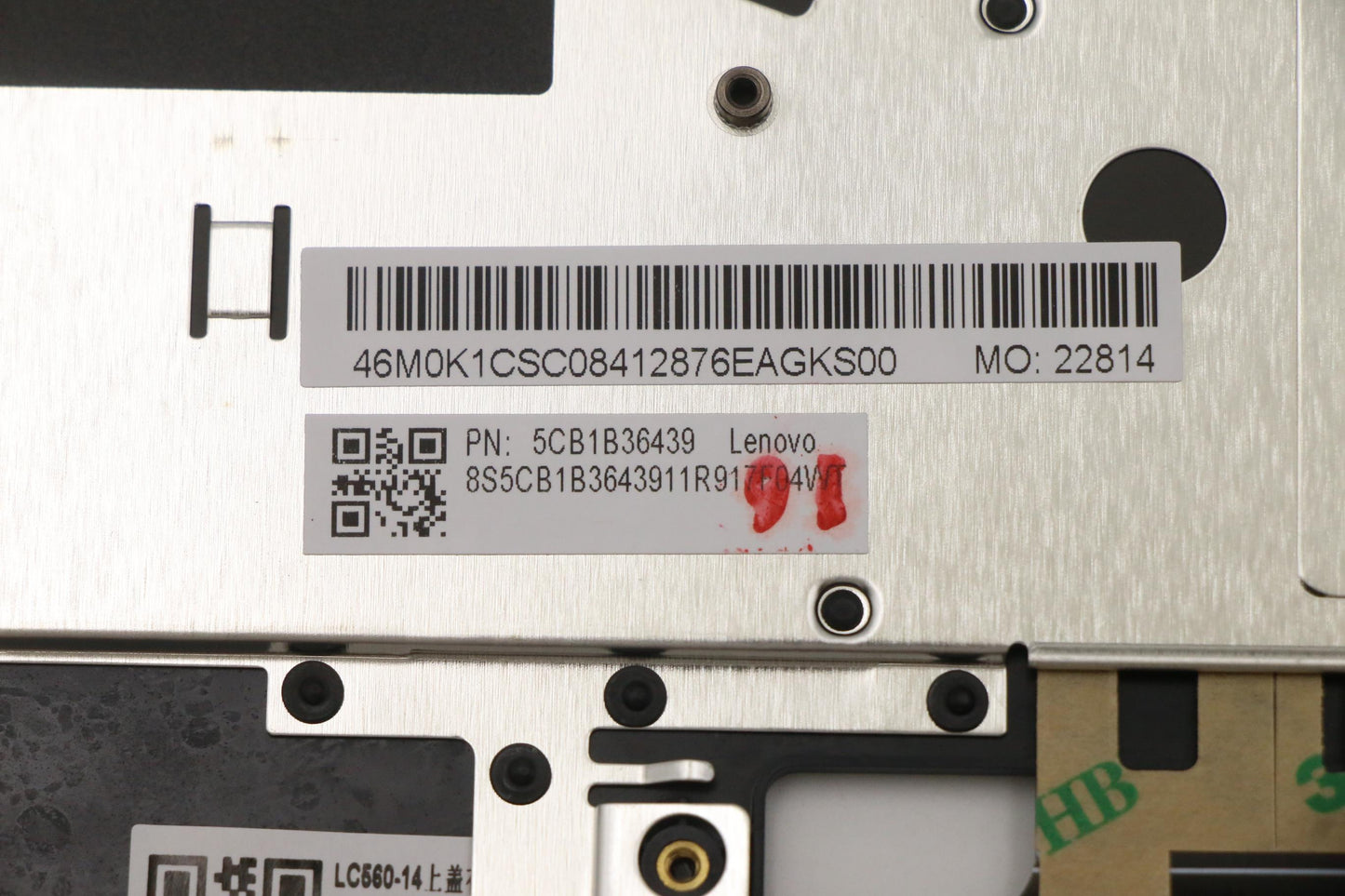 Lenovo Cover Upper Case Asm_Kor W 82H - 5CB1B36439