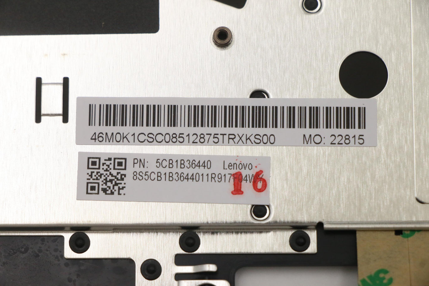 Lenovo Cover Upper Case Asm_Tc W 82Hs - 5CB1B36440