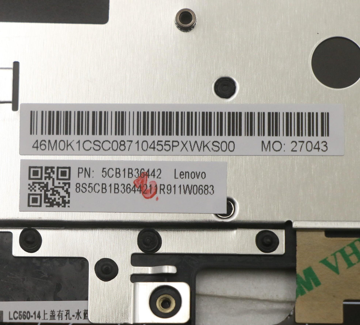 Lenovo Cover Upper Case Asm_Fra W 82H - 5CB1B36442