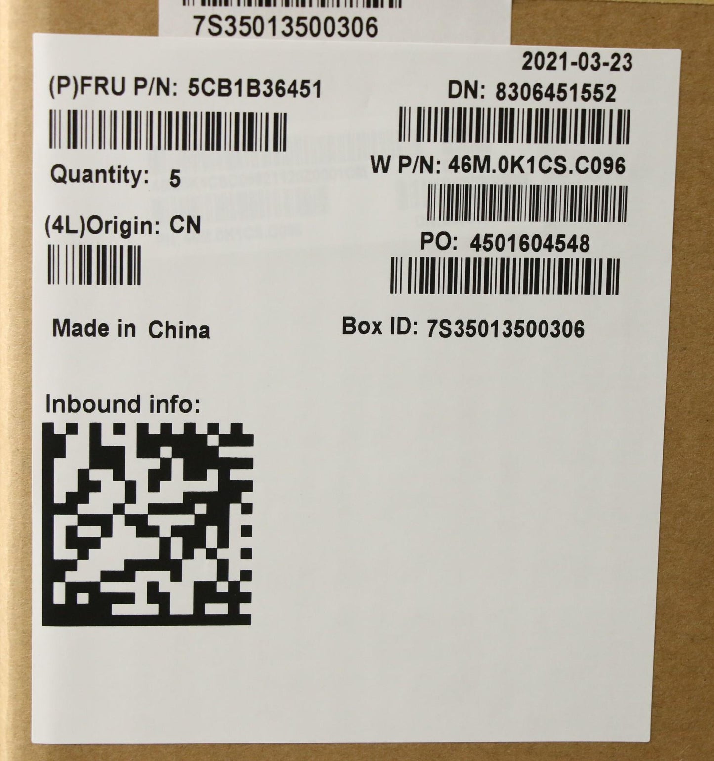 Lenovo Cover Upper Case Asm_Bel W 82H - 5CB1B36451