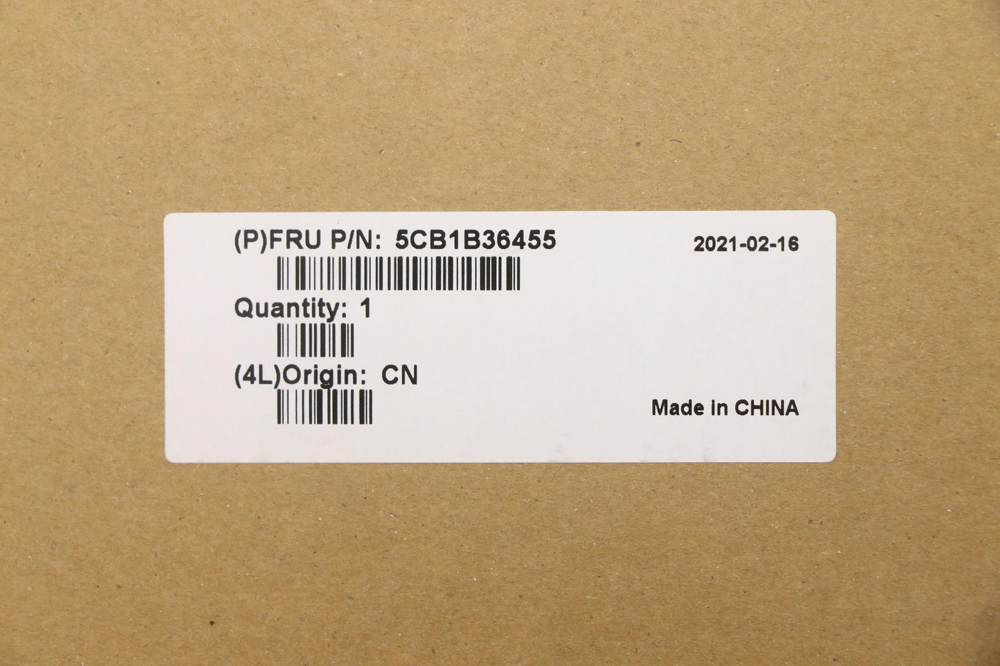 Lenovo Cover Upper Case Asm_Euro Eng - 5CB1B36455