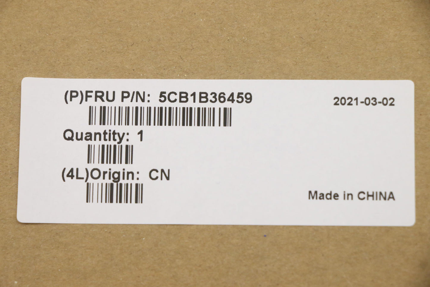 Lenovo Cover Upper Case Asm_Fra/Ara W - 5CB1B36459