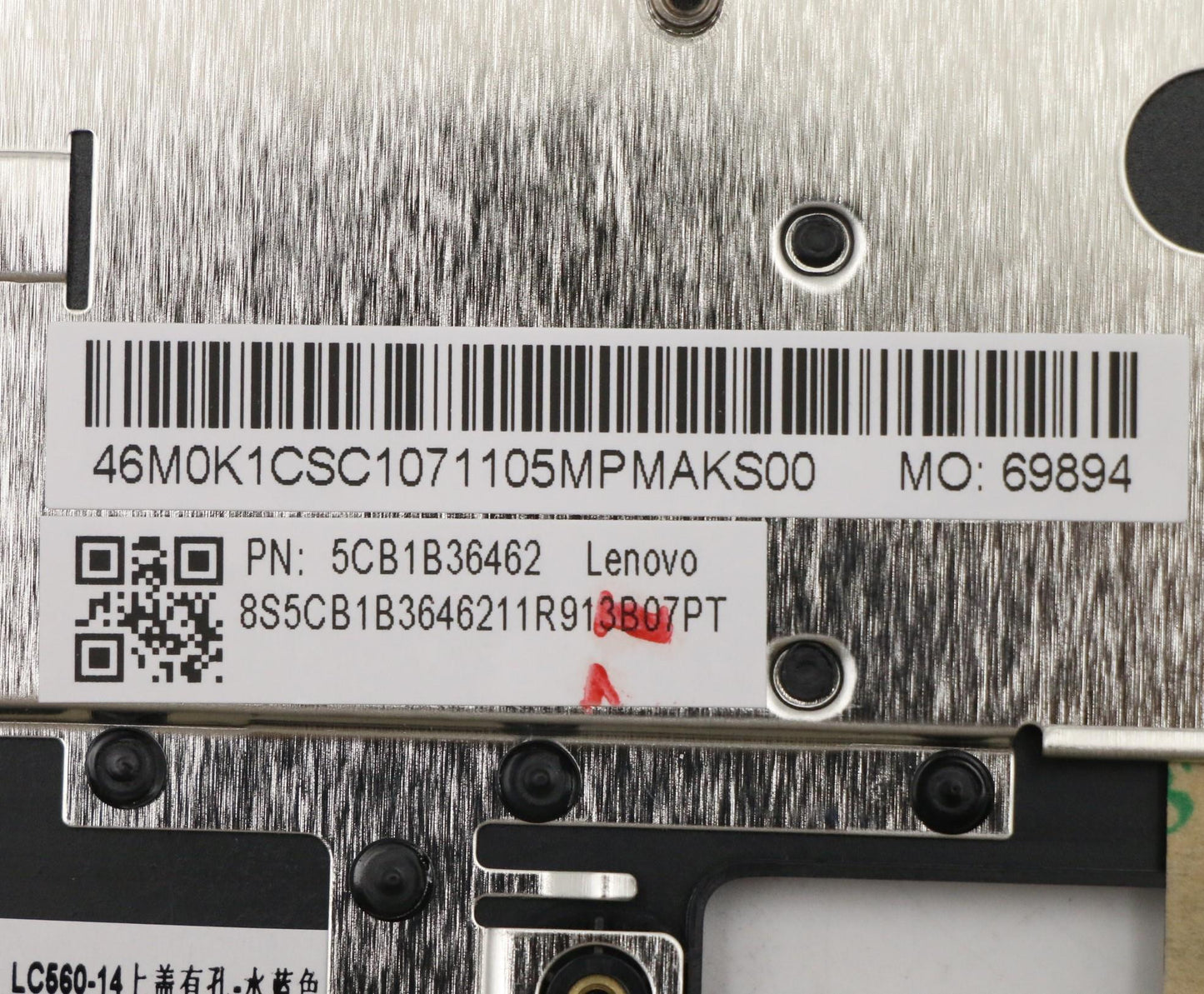 Lenovo Cover Upper Case Asm_Uke W 82H - 5CB1B36462