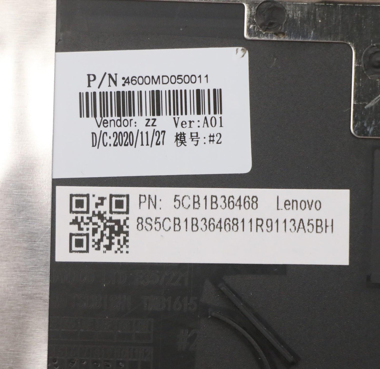 Lenovo Cover Upper Case Asm_La Spa W - 5CB1B36468