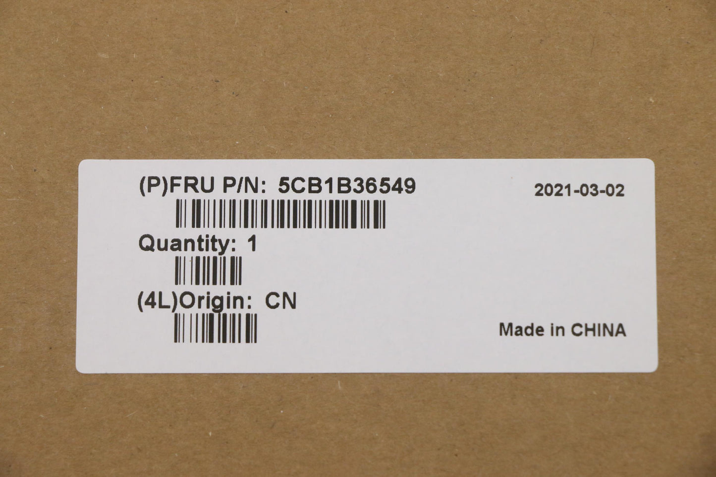 Lenovo Cover Upper Case Asm_Euroeng W - 5CB1B36549