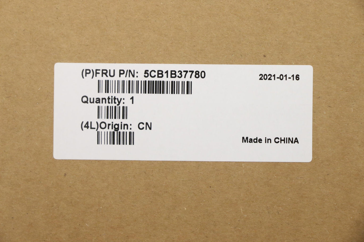 Lenovo Cover Upper Case Asm_Hbw C 20W - 5CB1B37780