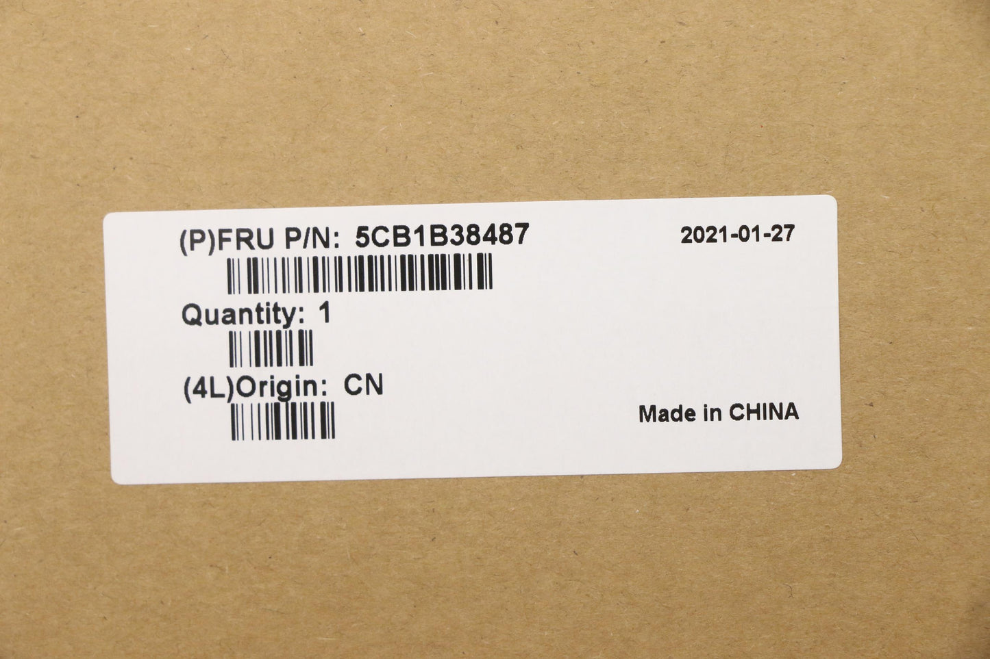 Lenovo Cover Upper Case Asm_Fra/Eng C - 5CB1B38487