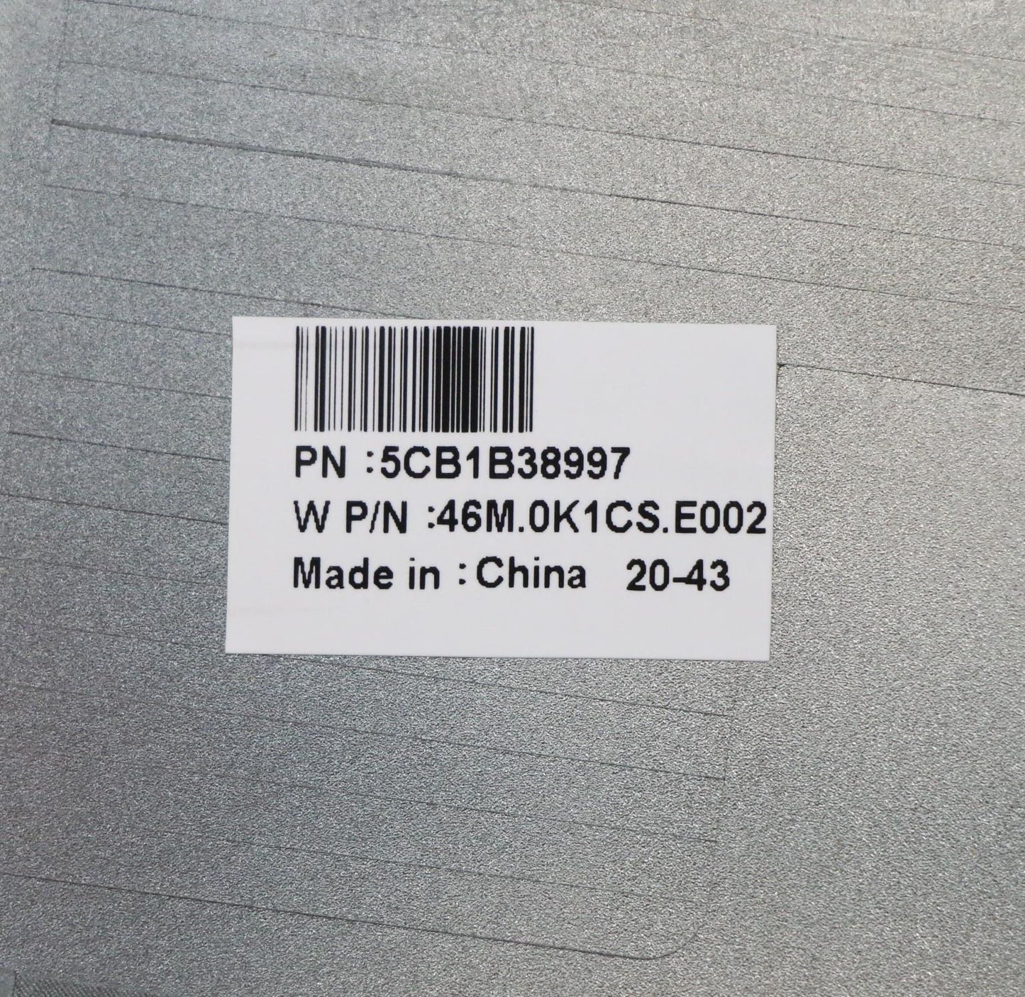 Lenovo Lower Case Cover, Grey - 5CB1B38997