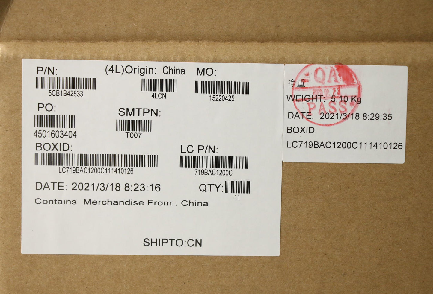 Lenovo LCD Cover, L 82FG Series, Touch, AB Finish - 5CB1B42833