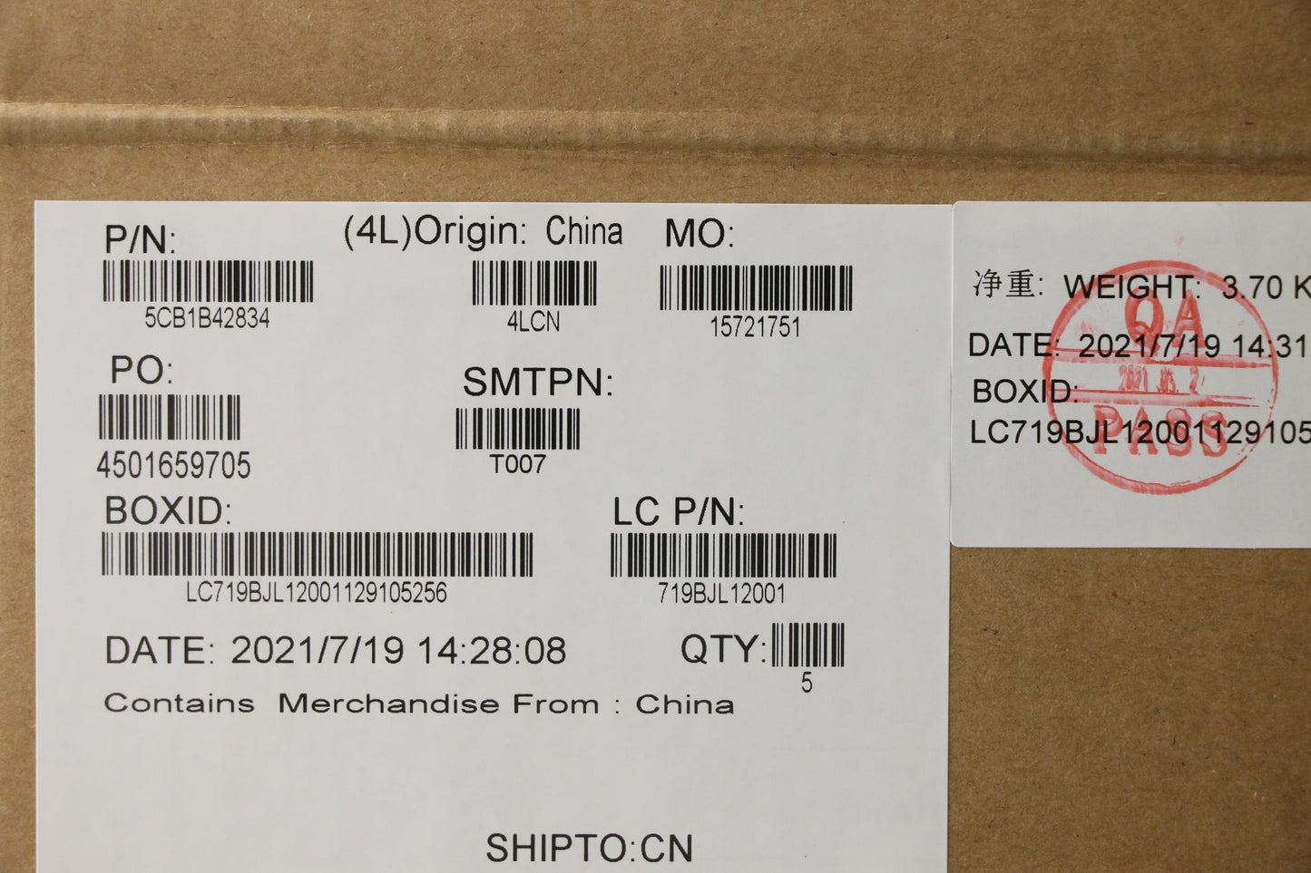 Lenovo Cover Upper Case Asm_Ara L82Fg - 5CB1B42834