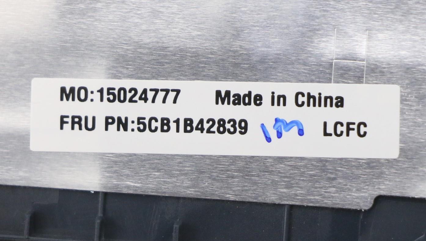 Lenovo Cover Upper Case Asm_Euro Engl - 5CB1B42839