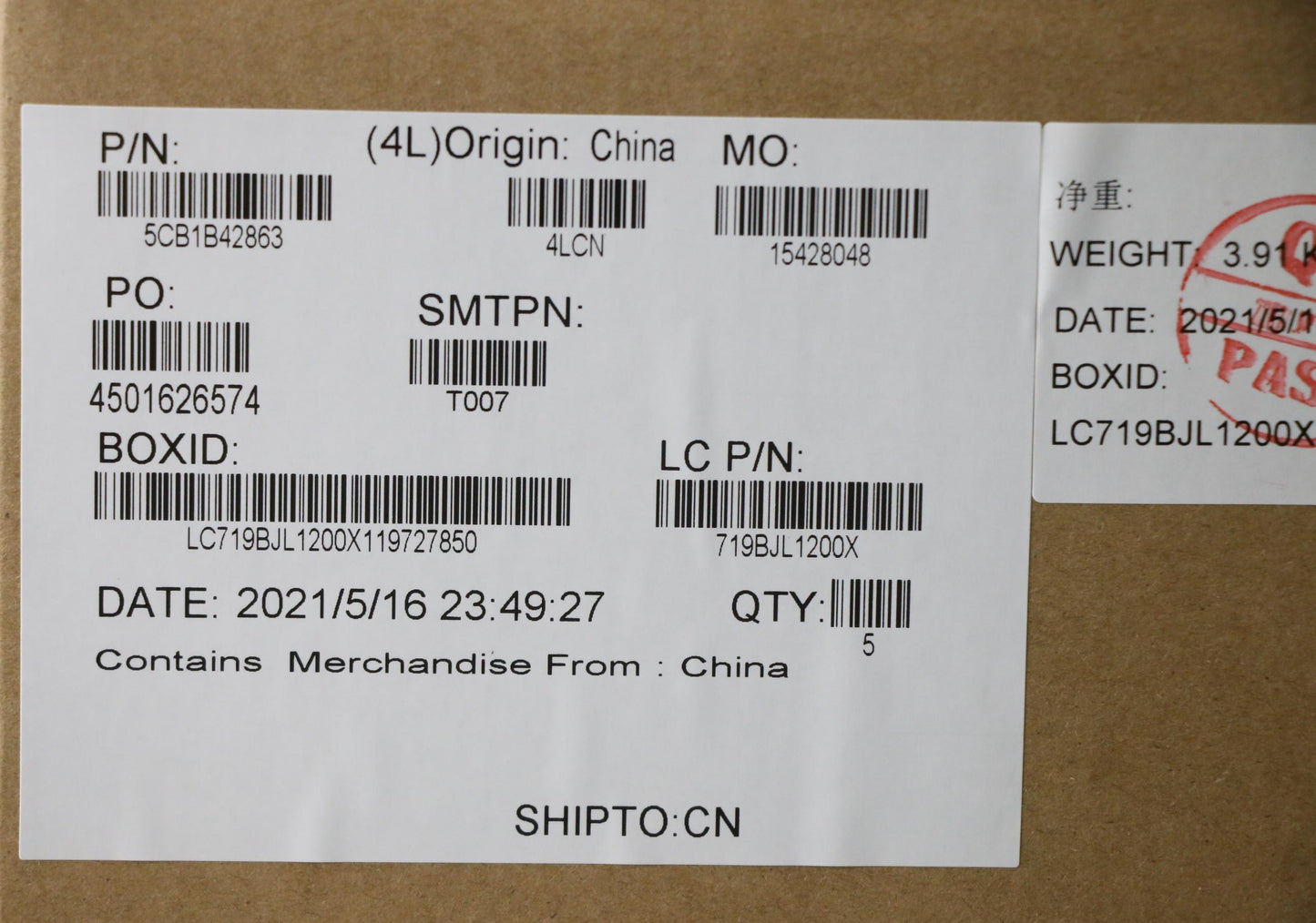 Lenovo Cover Upper Case Asm_Bel L82Fg - 5CB1B42863