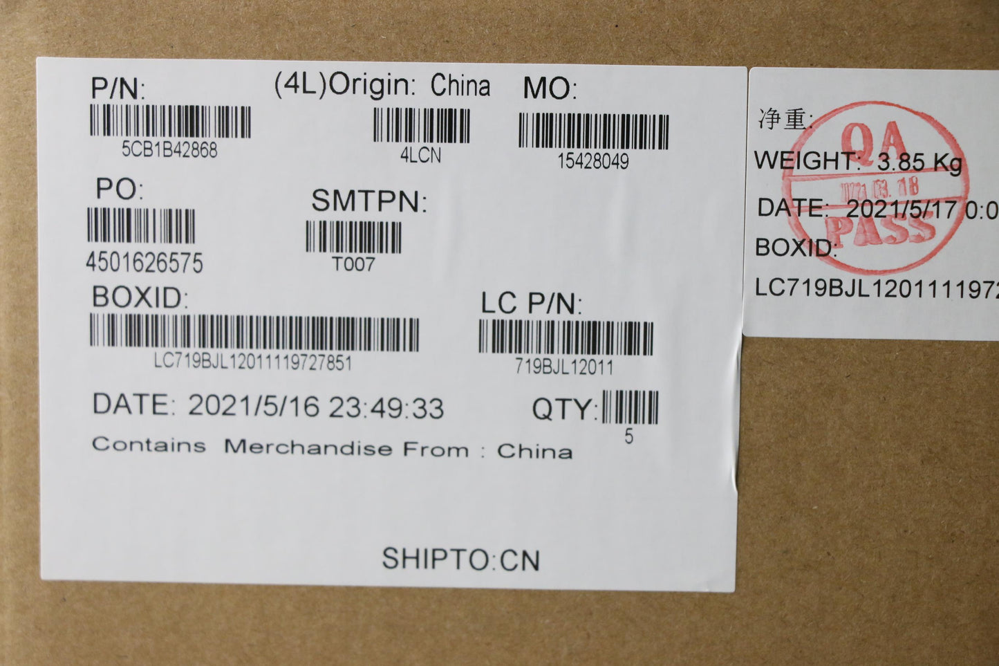 Lenovo Cover Upper Caseasm_Euroengl82 - 5CB1B42868