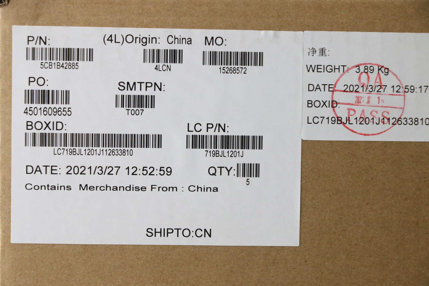 Lenovo Cover Upper Case Asm_Slv L82Fg - 5CB1B42885
