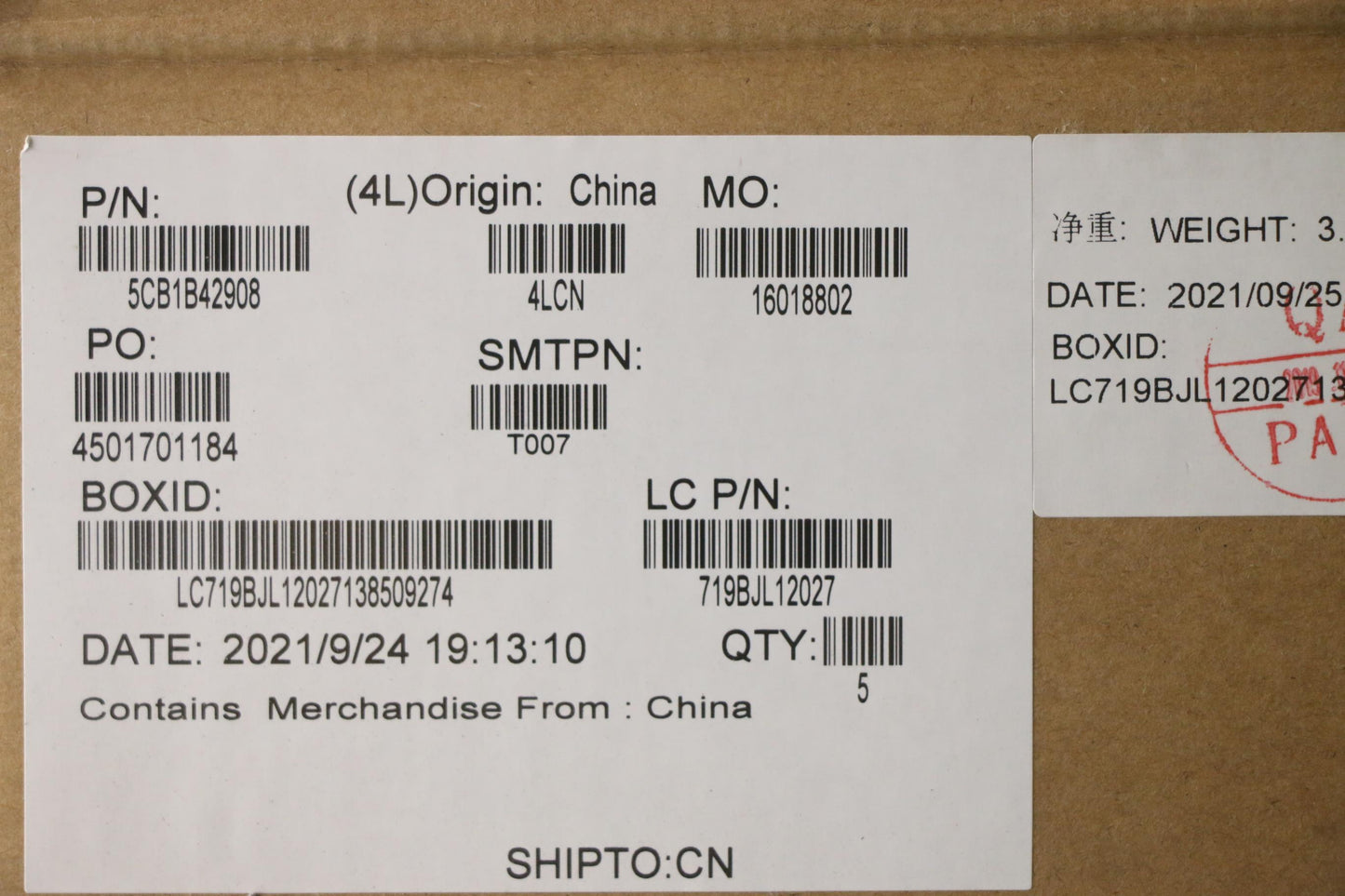 Lenovo Cover Upper Case Asm_Ita L82Fg - 5CB1B42908