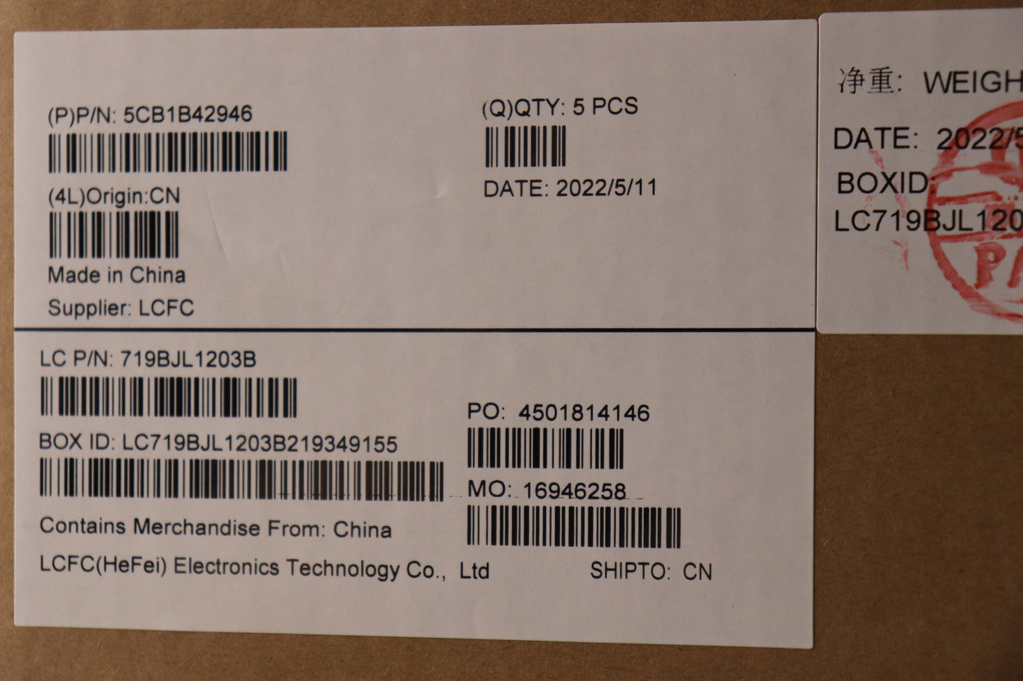 Lenovo Cover Upper Case Asm_Spa L82Fg - 5CB1B42946