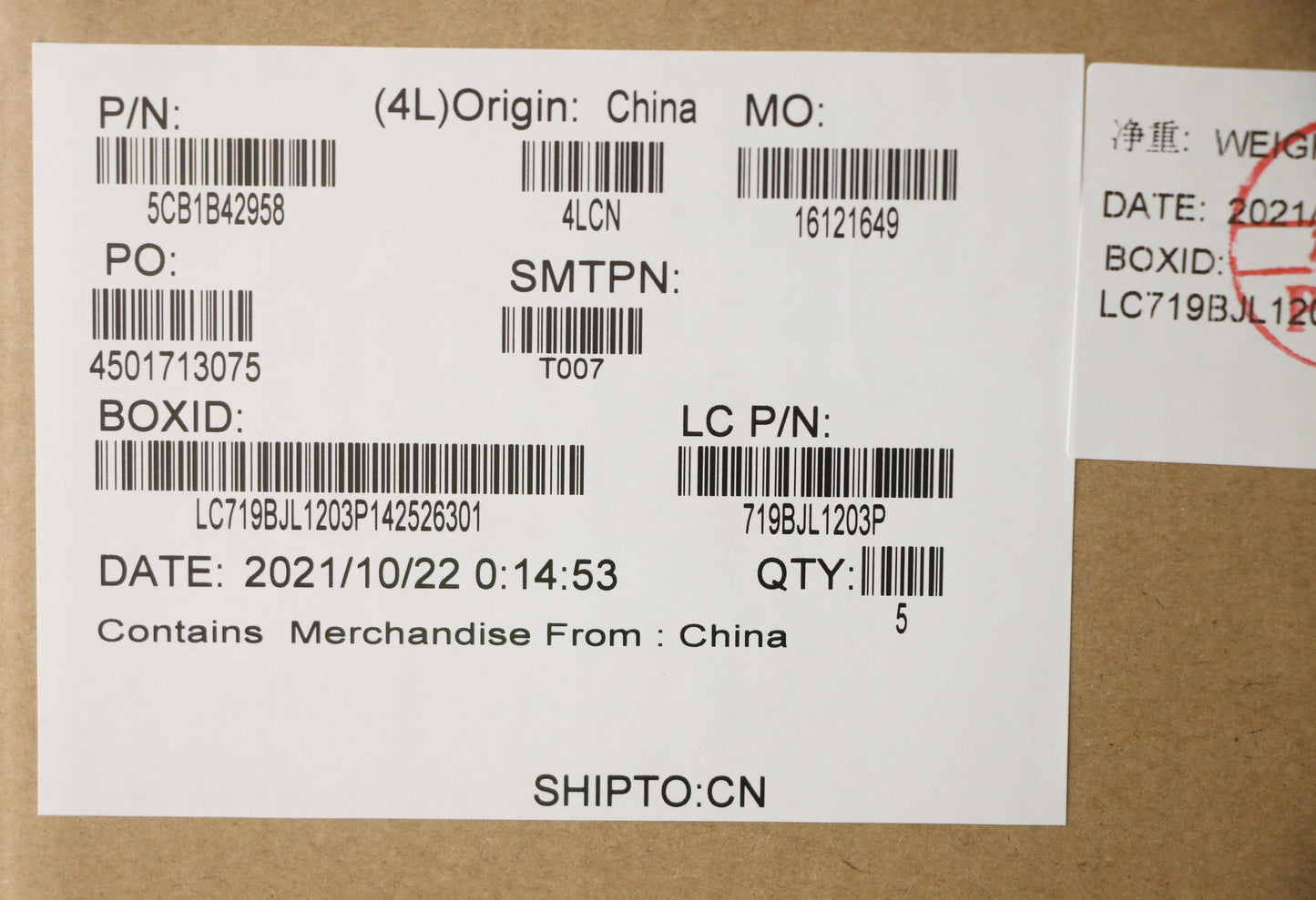 Lenovo Cover Upper Case Asm_Euroengl8 - 5CB1B42958